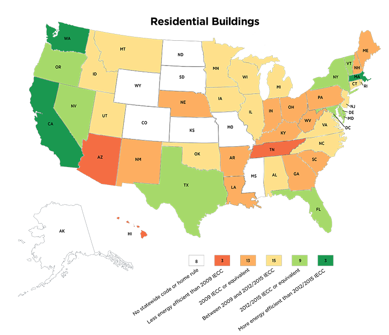 State Energy Codes Map