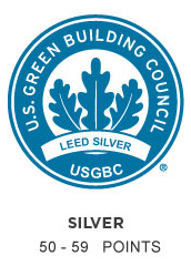 LEED Silver Certification label